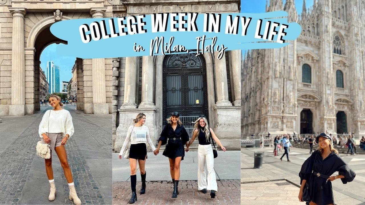 MILAN, ITALY TRAVEL VLOG || study abroad college week in my life: outfits, shops & restaurant recs
