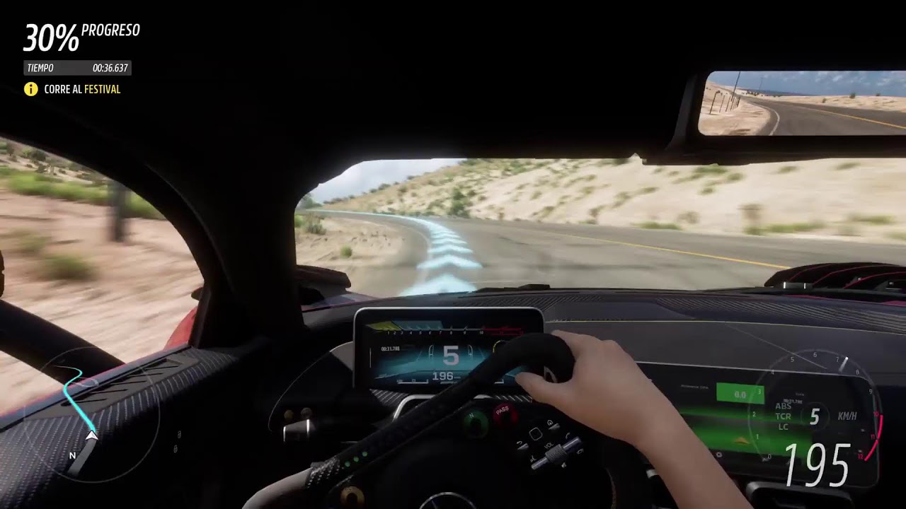 probando por primera vez el Forza Horizon 5