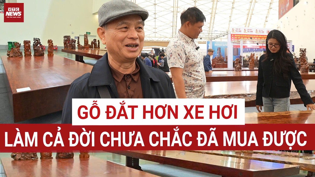 CHOÁNG: “ÔNG HOÀNG GỖ” gần 2 tỷ nặng 6 tấn độc nhất tại Hội chợ mùa xuân 2026 | VTC News