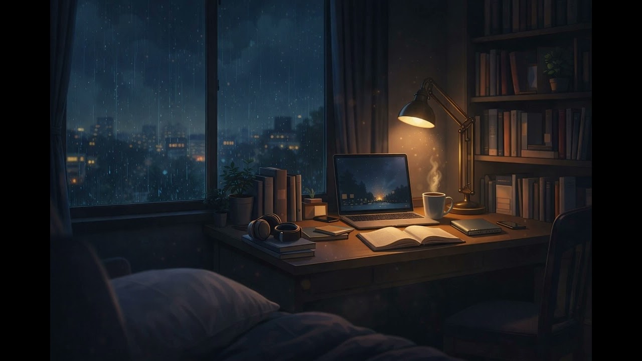 3 Hours Sleep & Study Music 🌙Deep Focus Lo-fi for Night Relaxation