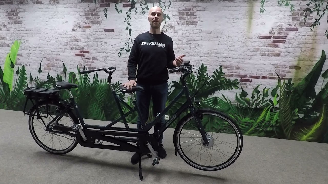 Azor plooibare tandem om mee te nemen op fietsdrager