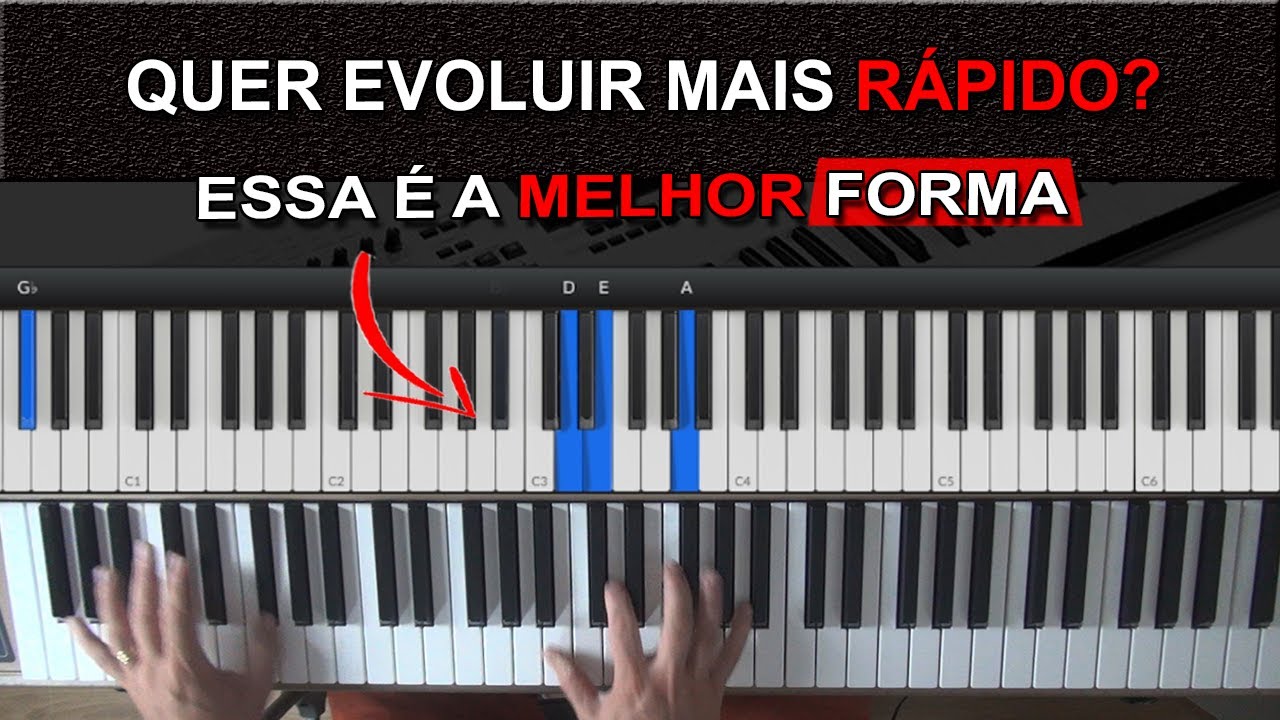 Tá Difícil Evoluir no TECLADO? Veja Como ORGANIZAR Seus Estudos e EVOLUIR Rapidamente