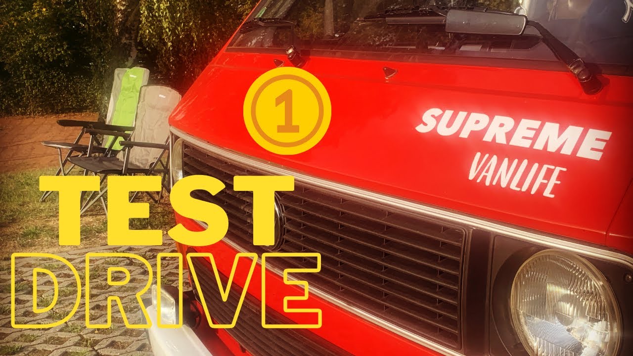 FIRST TEST DRIVE VW BUS T3