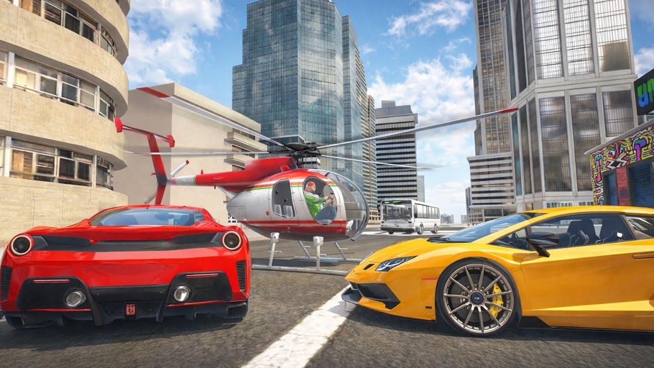 Indian Thift Auto Simulator🤩Indian Showroom Purchase😯Modified fortuner black Helicopter& Car🥳Game