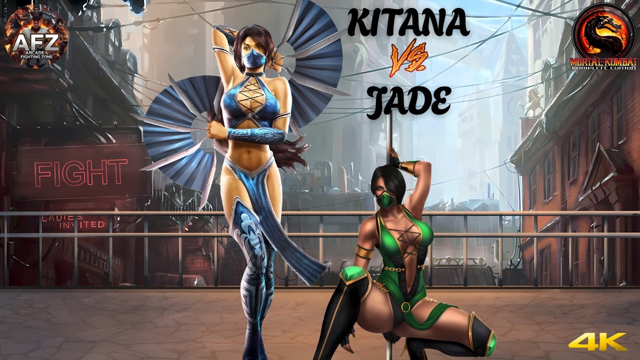 When Best Friends Collide: Kitana vs. Jade in Mortal Kombat 9 Komplete Edition (4K 60fps)