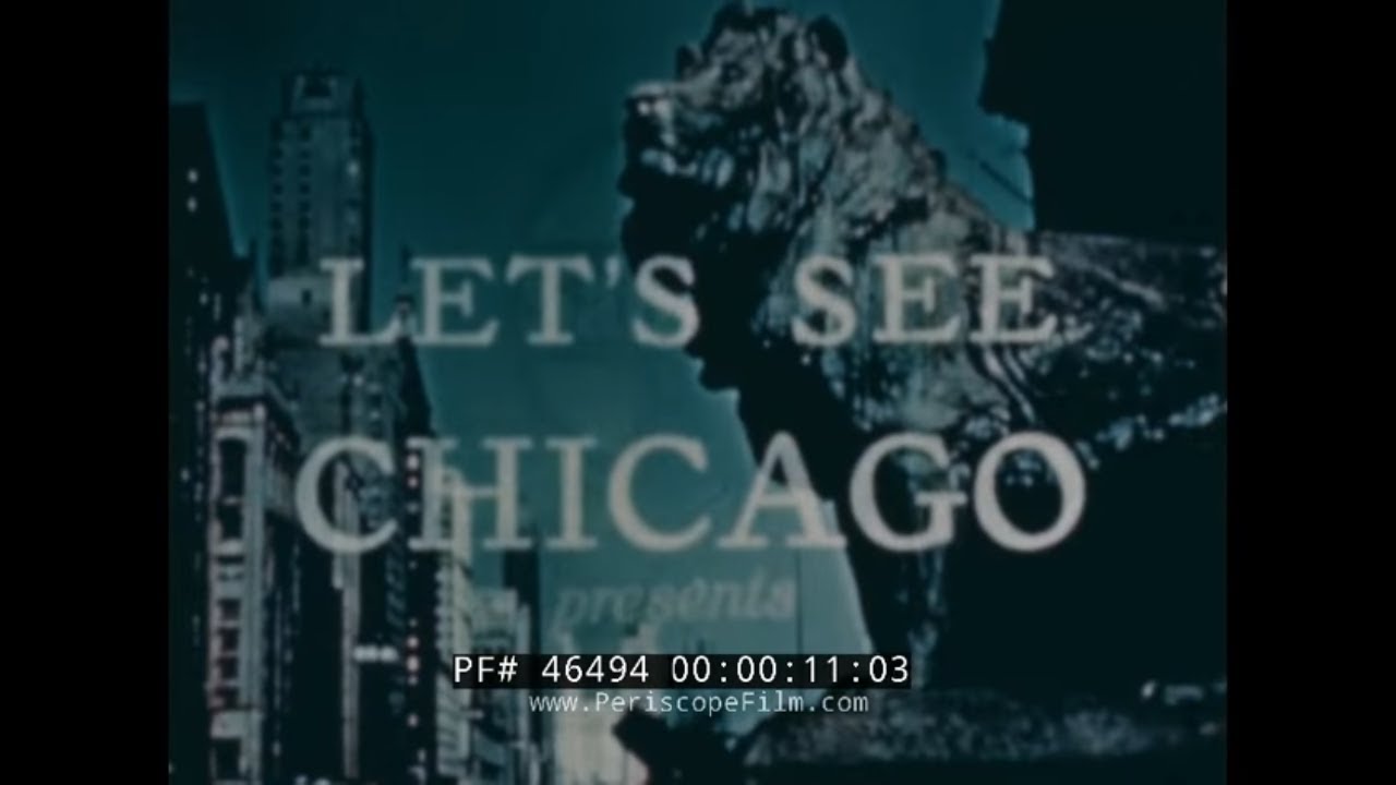 1940s CHICAGO ILLINOIS  SANTA FE TRAIN TRIP & CITY TOUR  46494