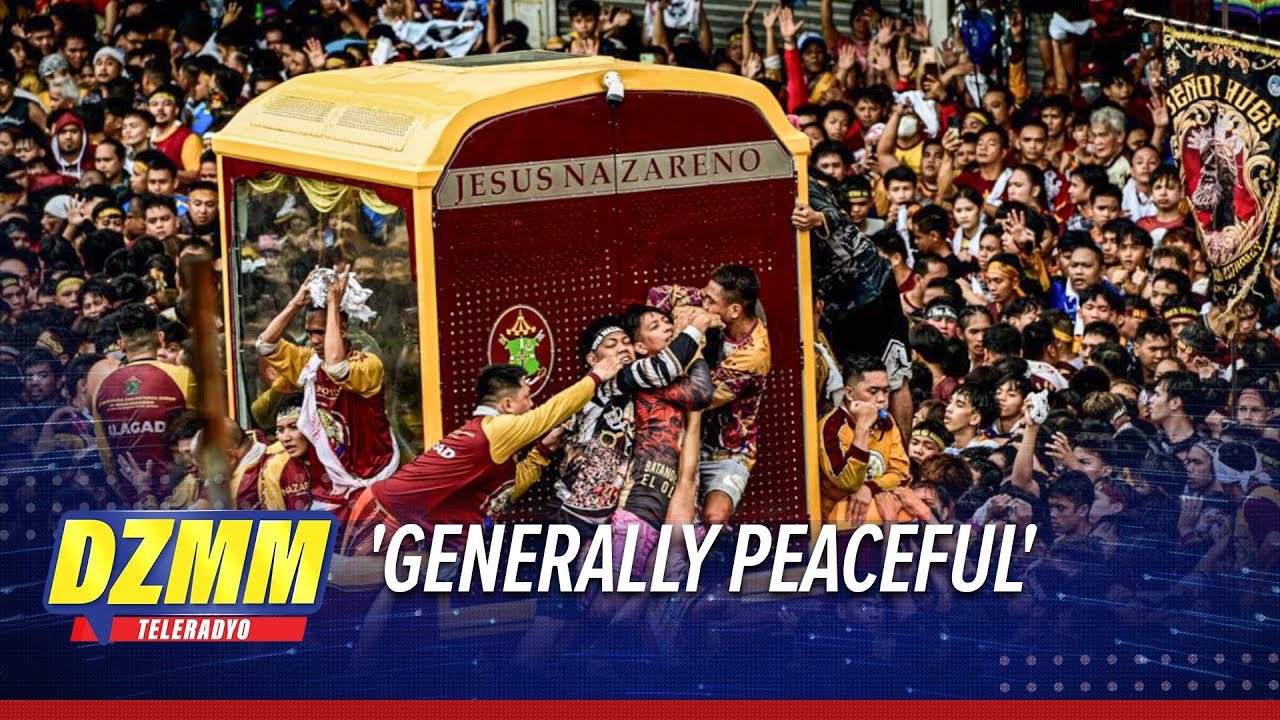 Record-long Traslacion 2026 'generally peaceful' &mdash; NCRPO | DZMM Teleradyo