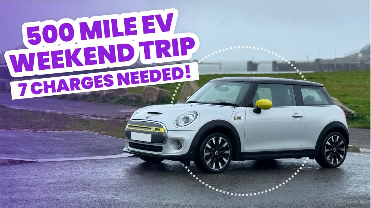 MINI Cooper SE / Electric: 500-мильное путешествие выходного дня по Плимуту на электромобиле с ко...