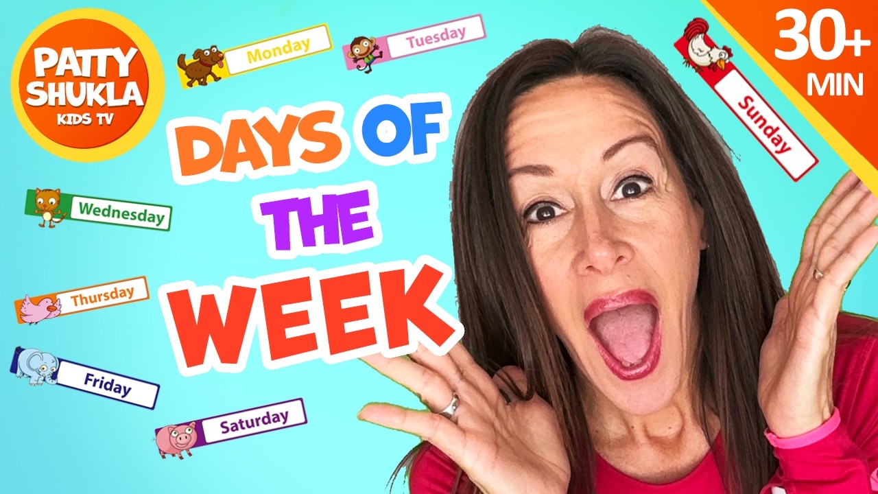 Days of the Week Song 🌎 | Learn Monday–Sunday, Time Concepts & Routine for Kids by Patty Shukla