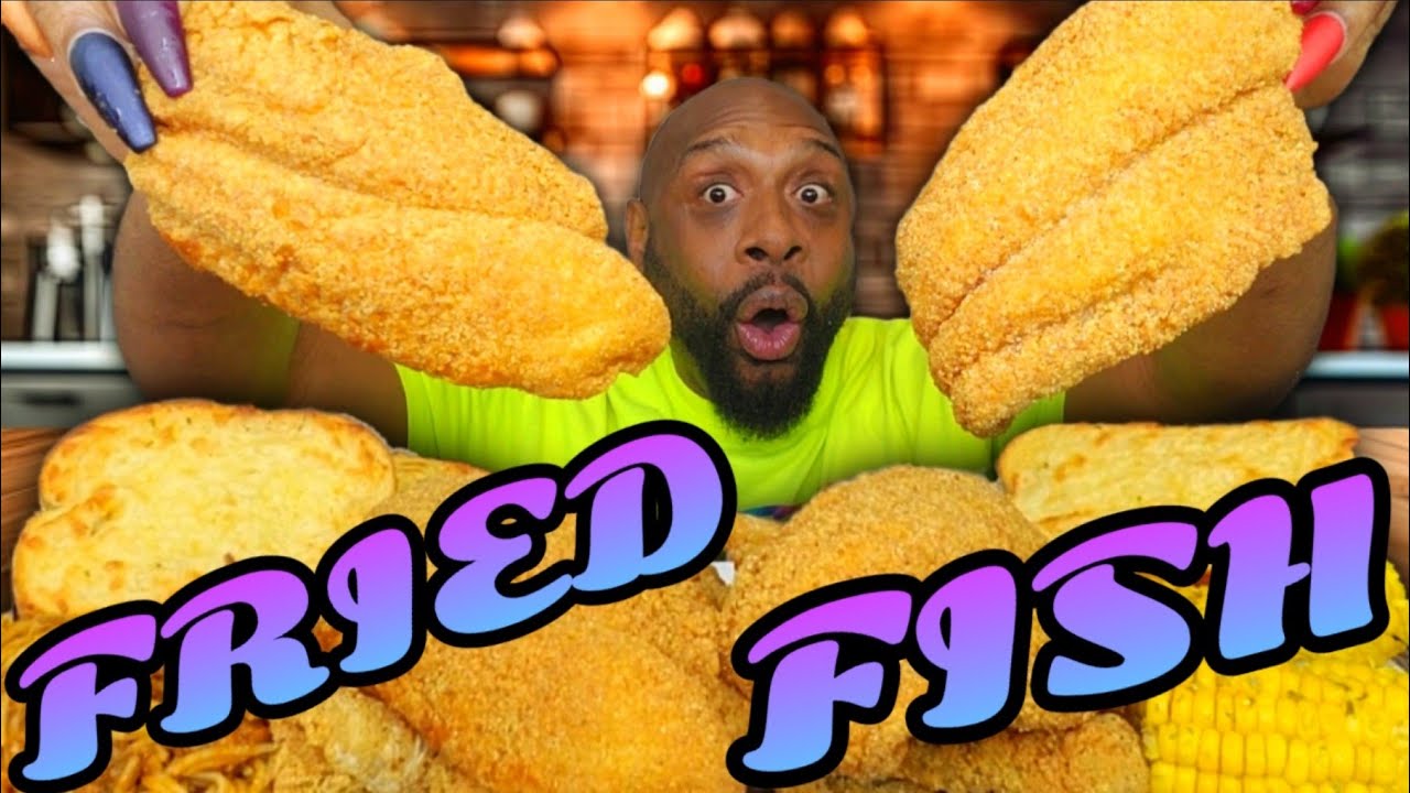 CRISPY FRIED SEAFOOD PLATTERS | MUKBANG | CATFISH | EATING SHOW | 먹방