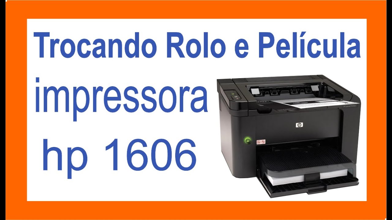 Trocando rolo e película do fusor da Impressora 1606