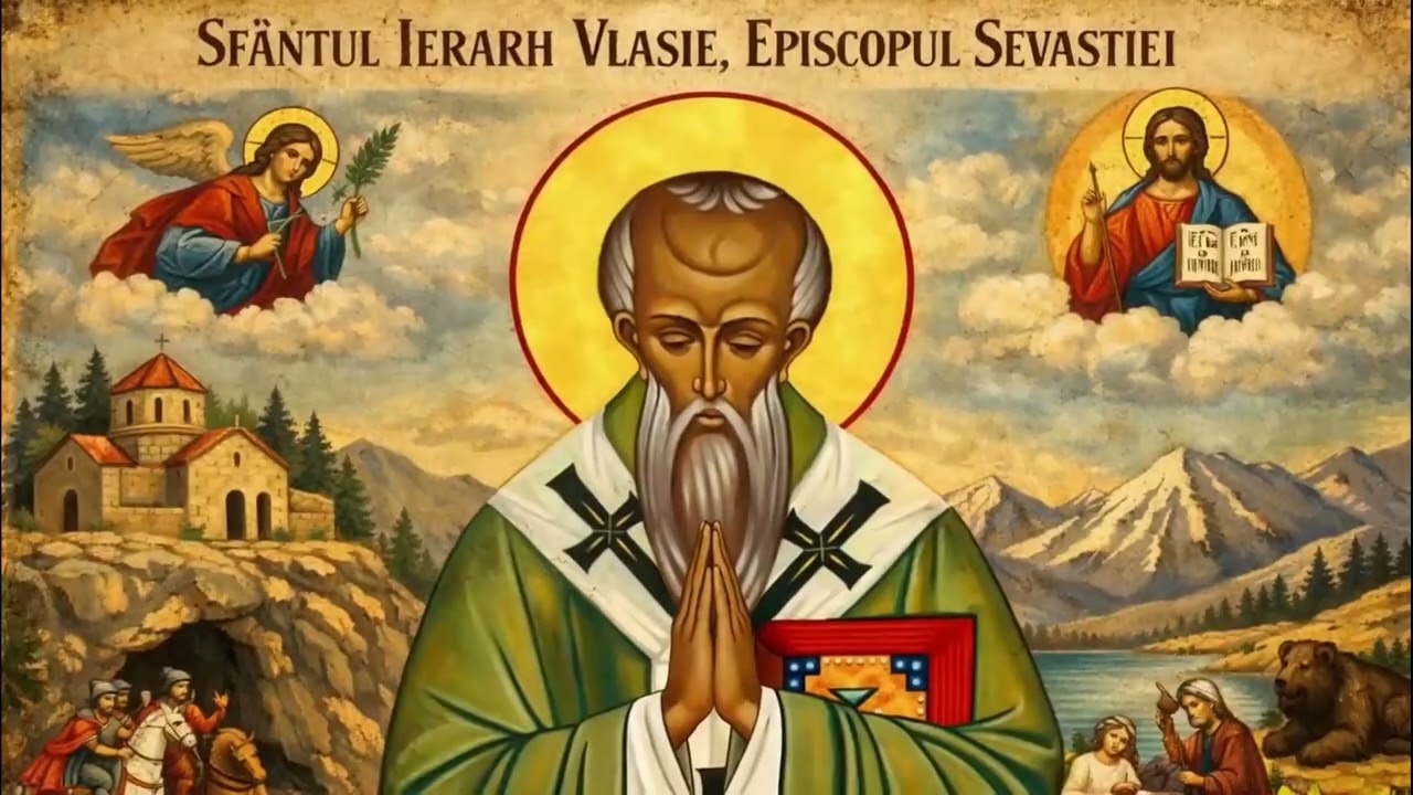 Acatistul Sfântului Ierarh Vlasie, Episcopul Sevastiei - 11 februarie CITIT pentru BOLILE DE GAT