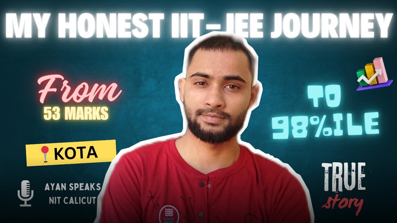 MY HONEST JEE JOURNEY || FROM 53 TO 98%ILE .|| #jee2025 #jeeaspirant #iitnit