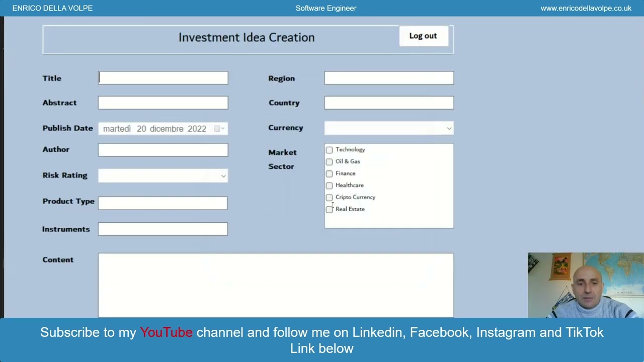 C# Software with phpMySql Database for business investment:  Login, Registration and  Dashboard