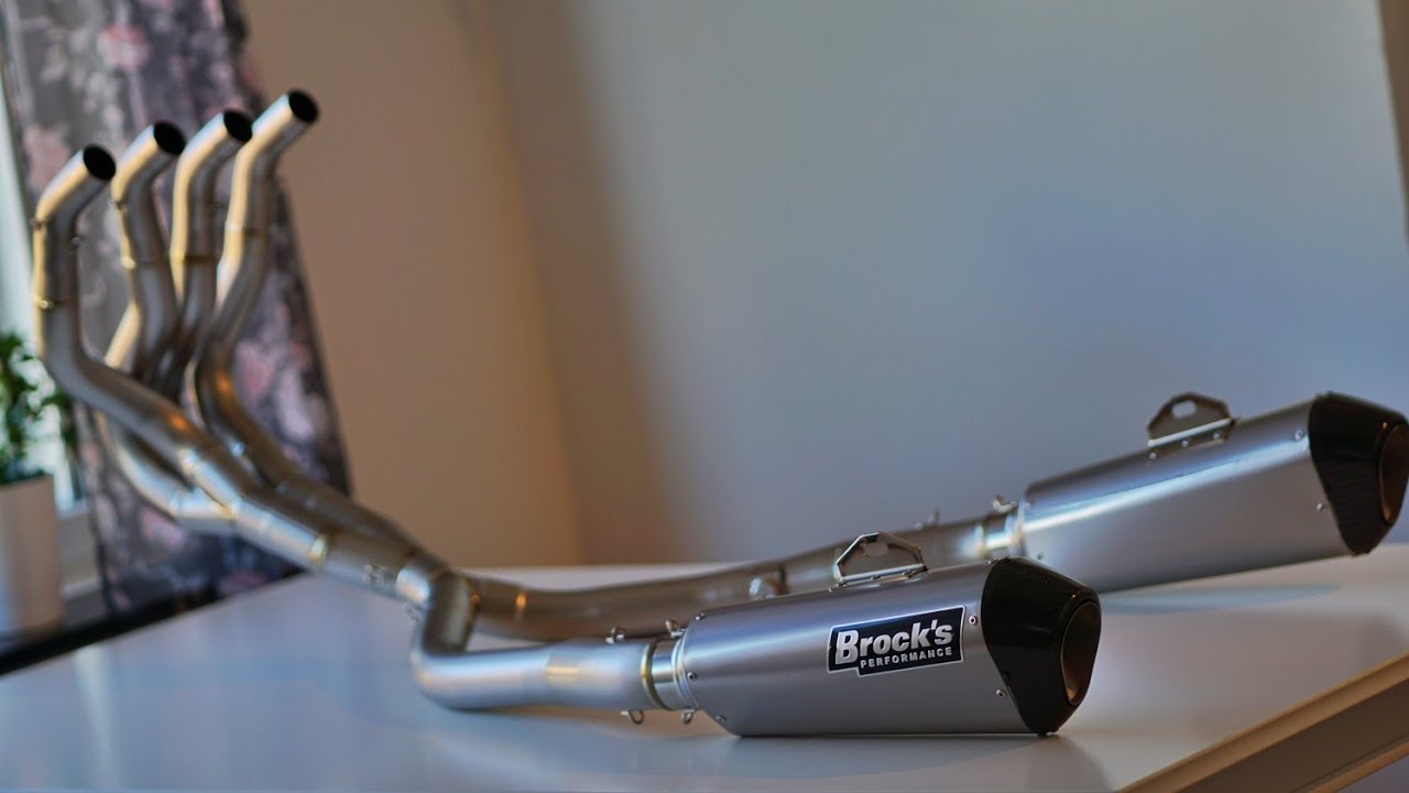 Brocks Performance CT Dual full Titanium exhaust system for Kawasaki ZX14R. Unboxing detailed view!
