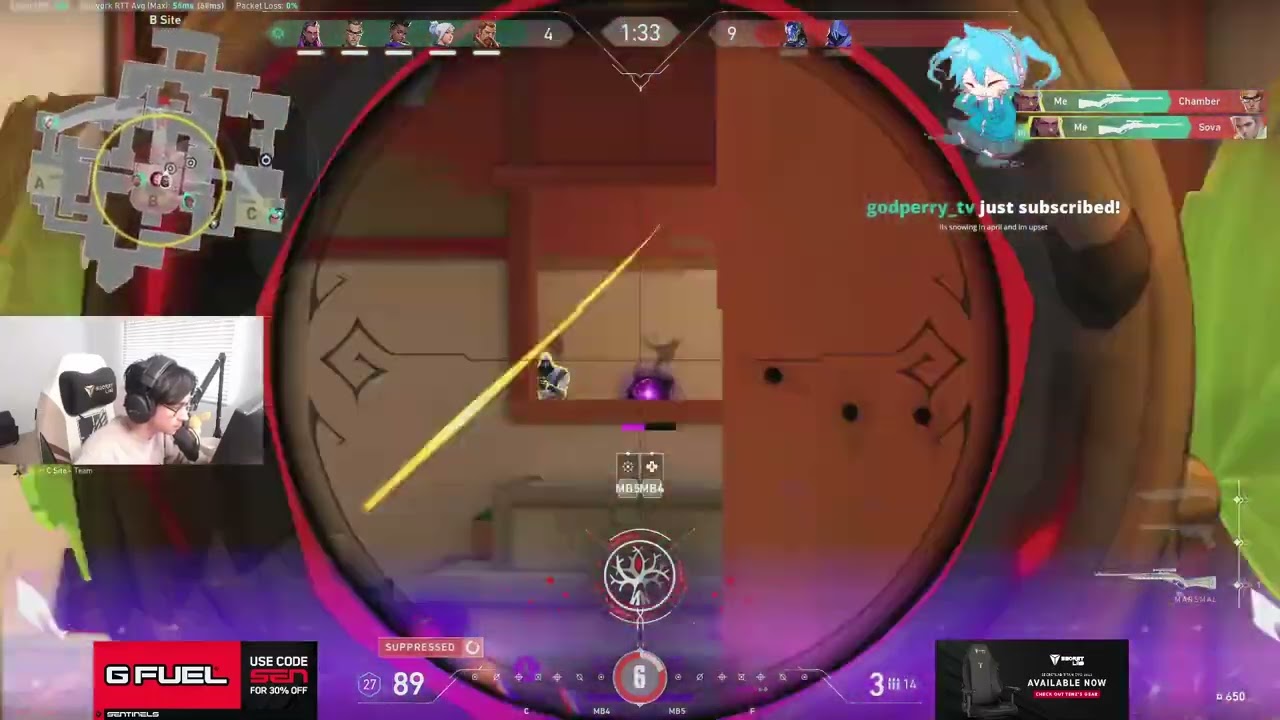 TenZ fastest ace | 5 second ace