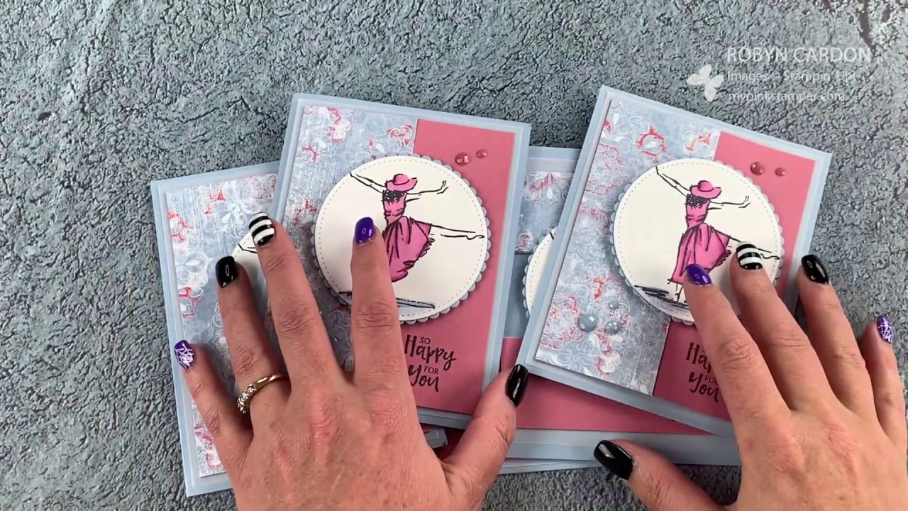 Stampin' Up! Beautiful You Floating Card - Episode 727