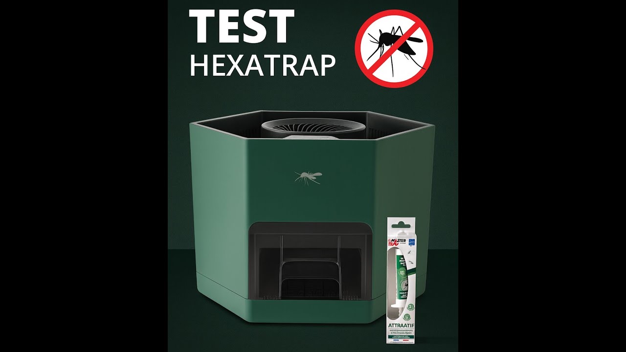 Test - Piège à moustique français Hexatrap de chez MasterTrap + Comparatif avec Biogents avec CO2