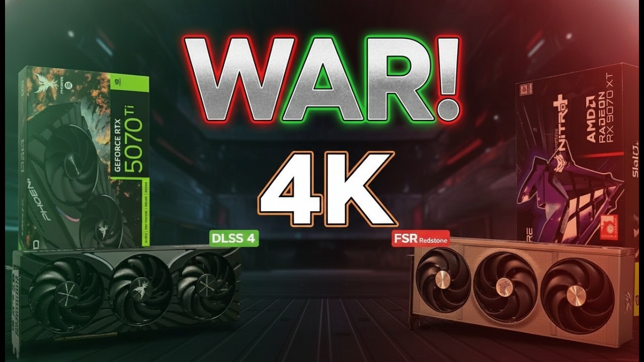 RX 9070 XT VS RTX 5070 Ti 4K Benchmarks | R9 9950X3D