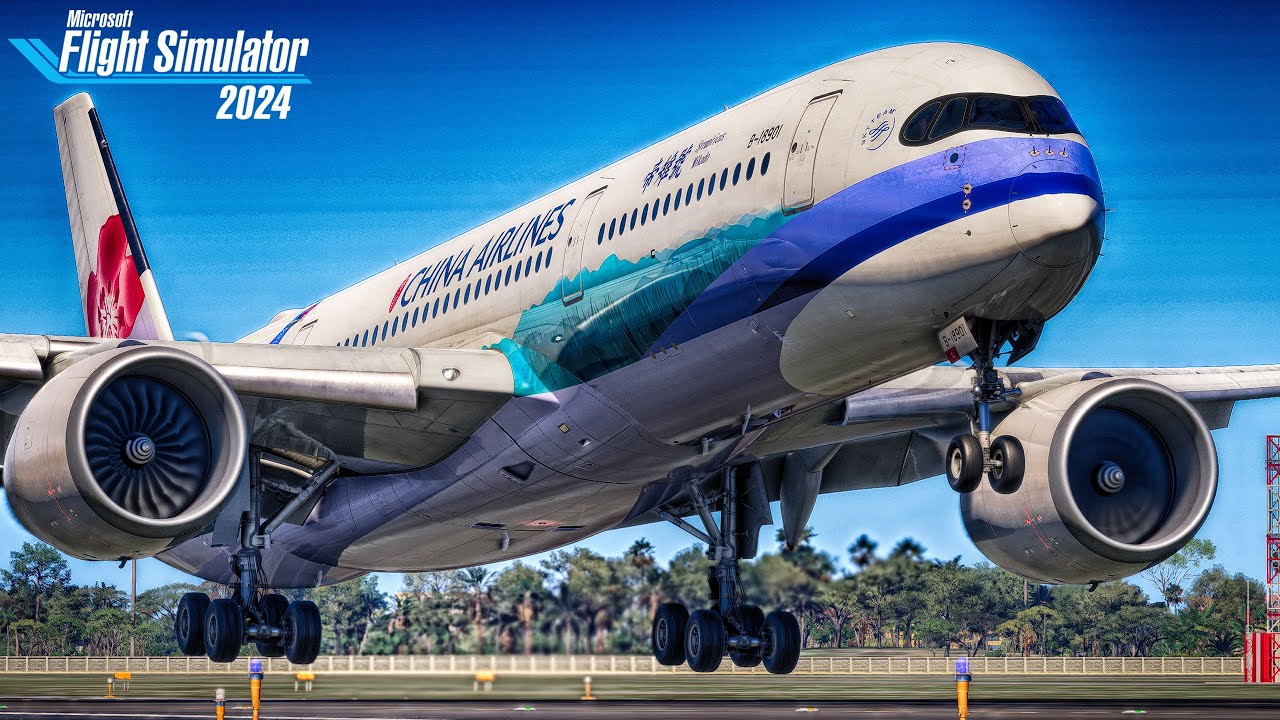 Лондон - Тайбэй | Airbus A350 China Airlines | Flight Simulator 2024