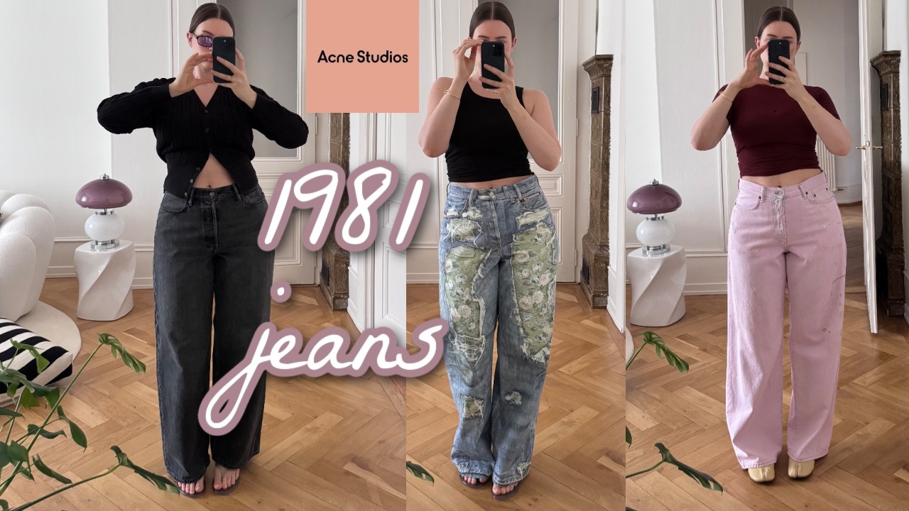 ACNE STUDIOS 1981 JEANS Recenzja + przymiarka (3 pary)