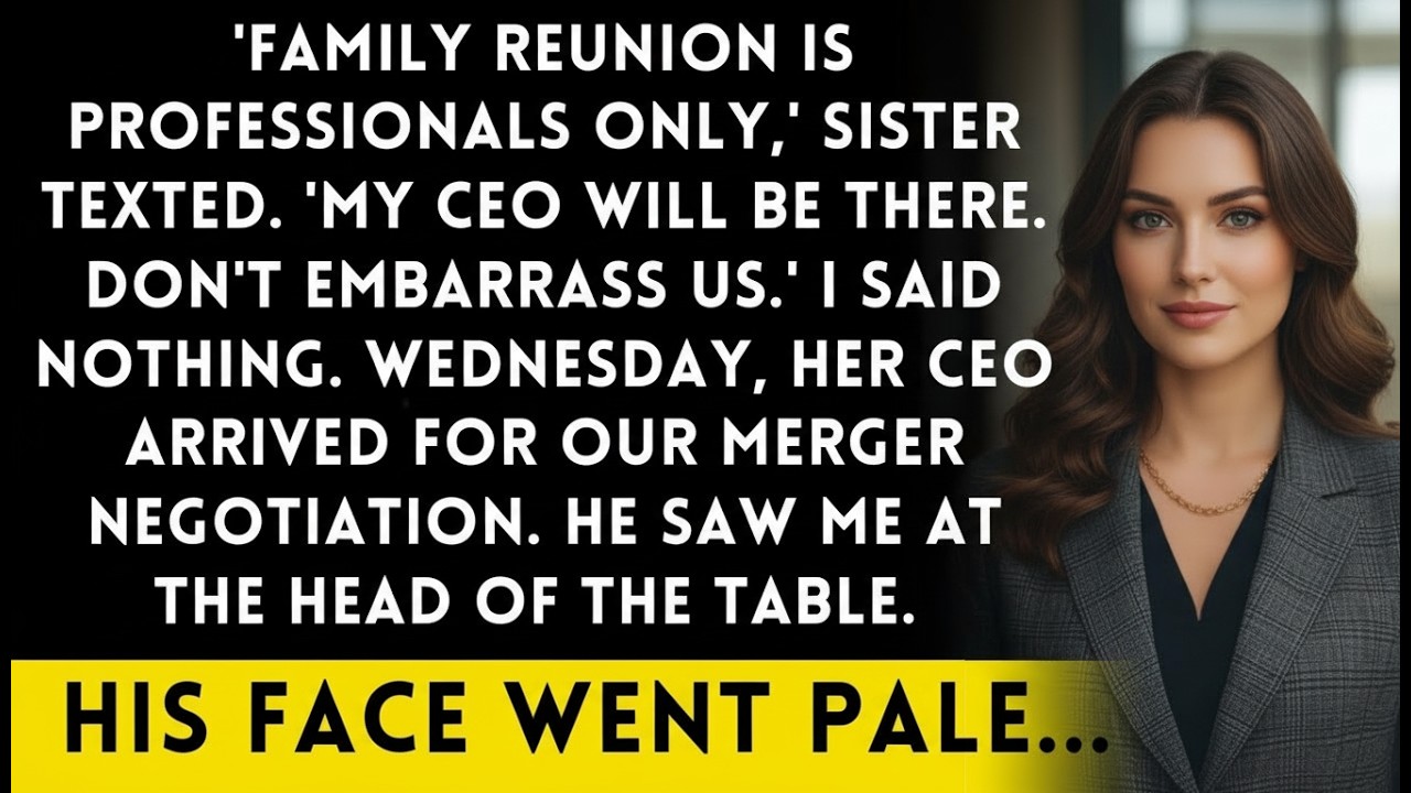 Sister Texted 'Skip The Reunion - My Boss Thinks You're A Failure' - Until Her Boss Entered My Board