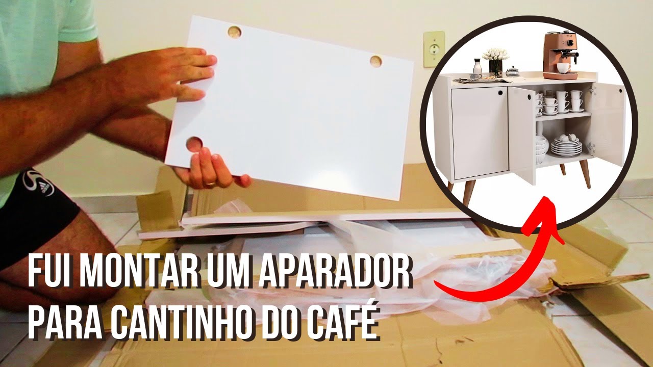 Aparador Buffet Retrô 3 Portas Wood Prime | Unboxing Montagem
