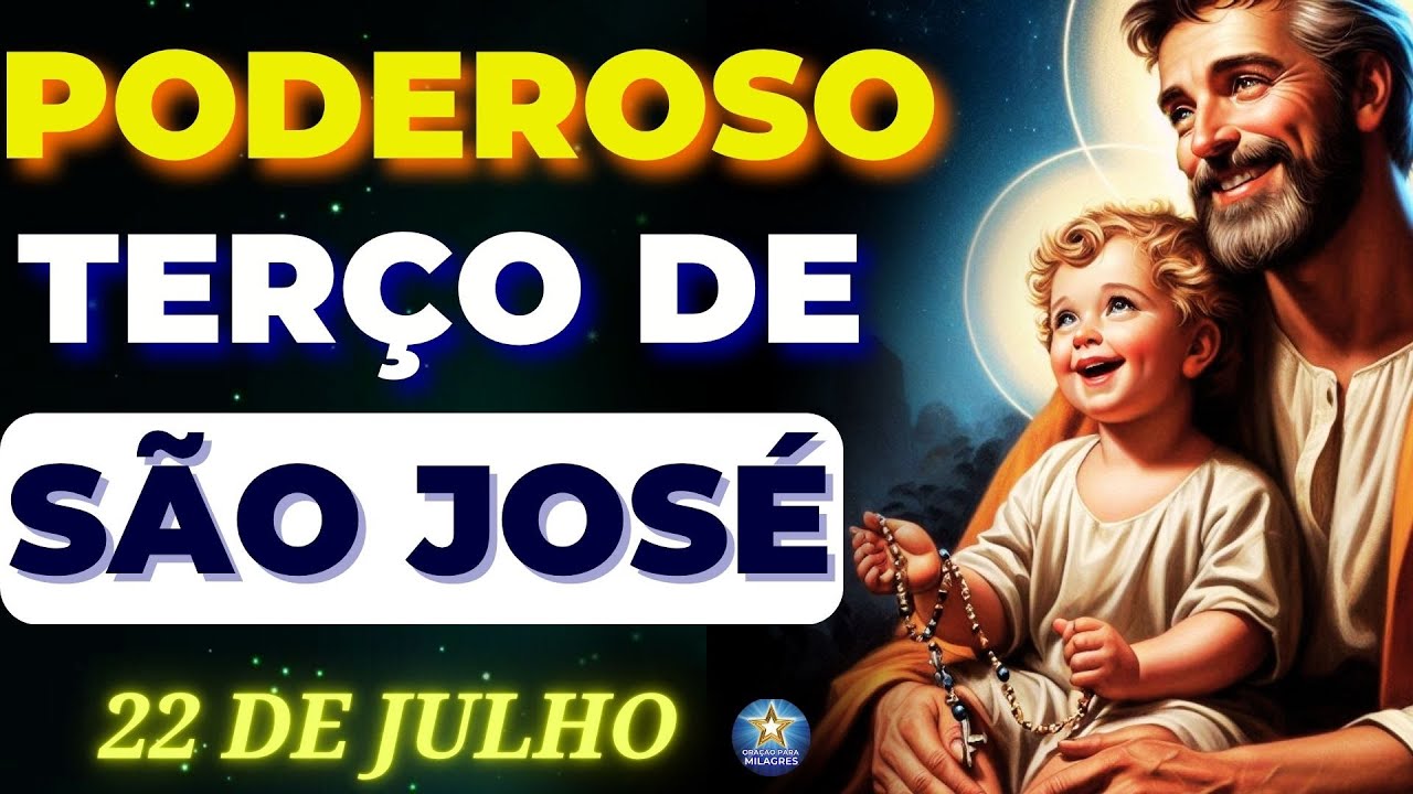 📿 Terço Poderoso de São José 🙏Eu fiz e Tudo Melhorou🙌Reze Agora com São José