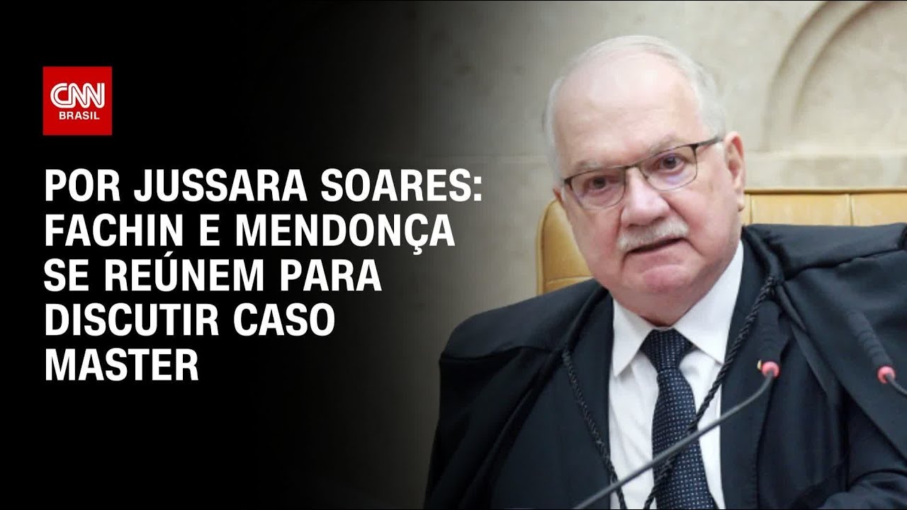Caso Master: Fachin e Mendonça se reúnem para discutir investigação | CNN PRIME TIME
