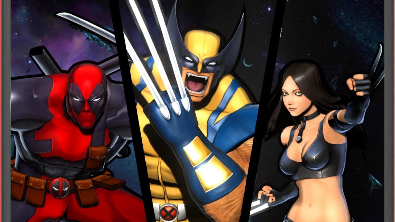 Ultimate Marvel VS Capcom 3 - Wolverine/Deadpool/X-23 - Arcade Mode Playthrough
