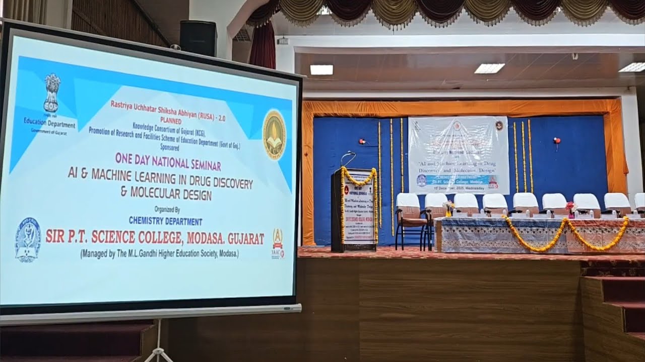 sir p t science college modasa is live