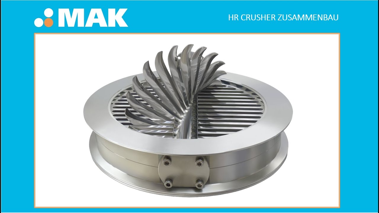 MAK | CO.RA HR Crusher® Zusammenbau