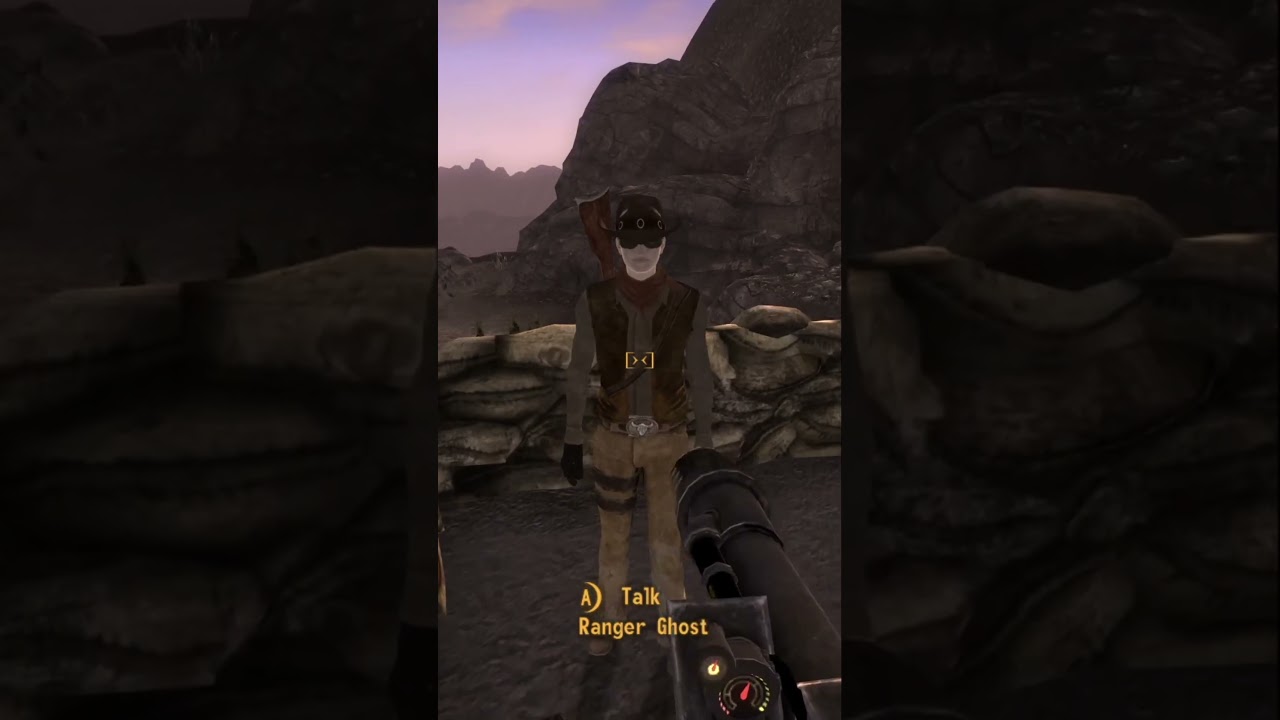 I didn't know New Vegas was secretly a paranormal game #fallout #newvegas