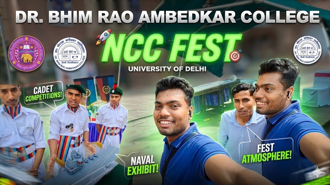 NCC Fest 2026 |😃| Dr. Bhim Rao Ambedkar College | University of Delhi | #du #offcampus #ncc #nccfest