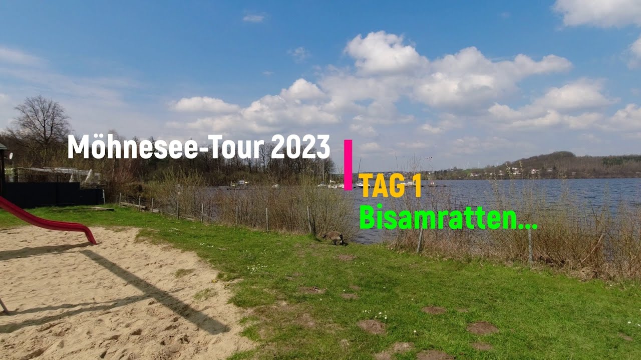 🥰Möhnesee - Tour 2023 : : TAG 1 : : Bisamratten...🥰#outdoormitolli #wald #nutrias #waldbaden