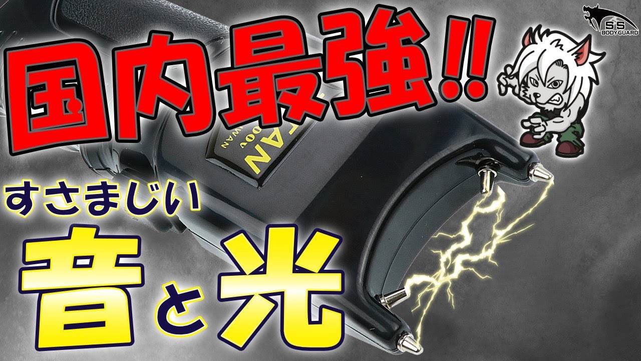【国内最強‼】威嚇効果大！スタンガン