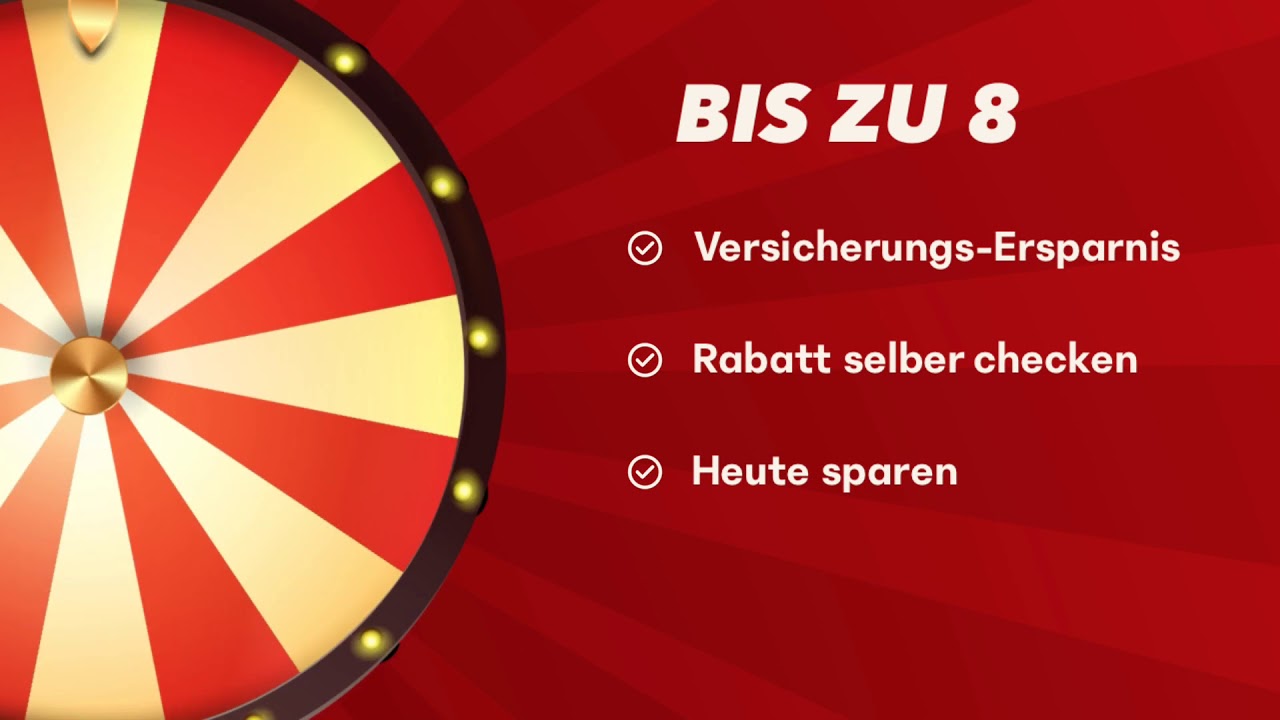 Versicherungs-Gl&uuml;cksrad - jetzt am Rad drehen