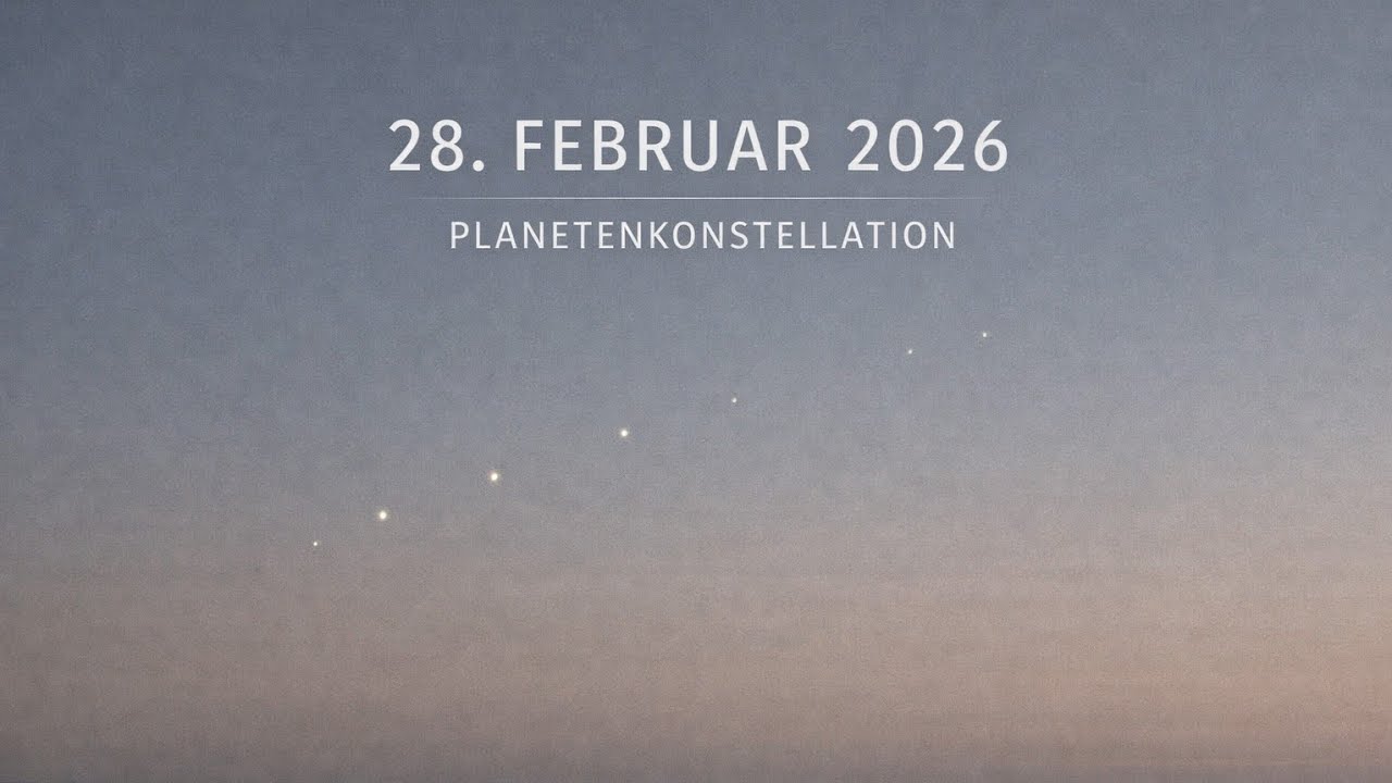 Planetenkonstellation am 28. Februar 2026 – Geometrie ohne Wirkung