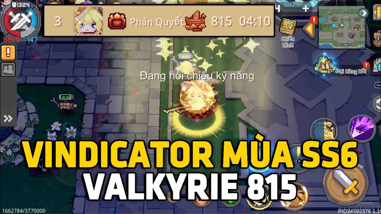 BUILD VINDICATOR  2000B DPS Val 815 TOP 3 | Soul Knight Prequel SS6#Tutlme