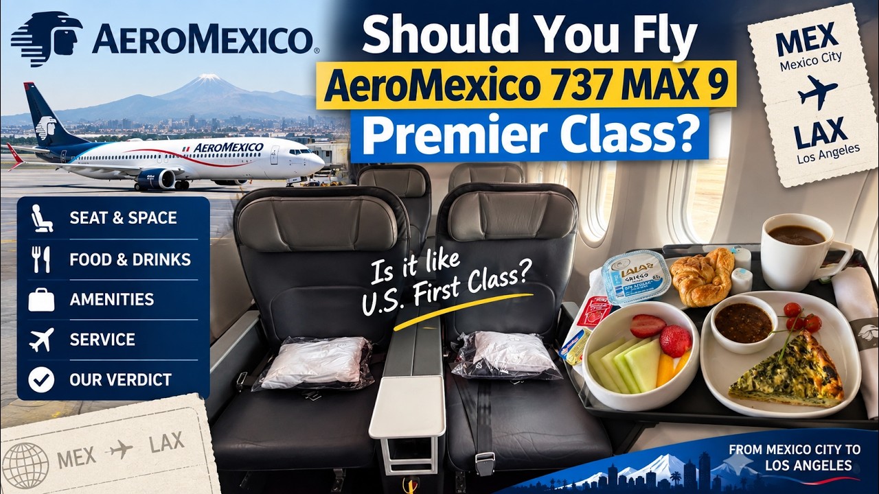 Should you fly AeroMexico 737 Max 9 Premier Class?