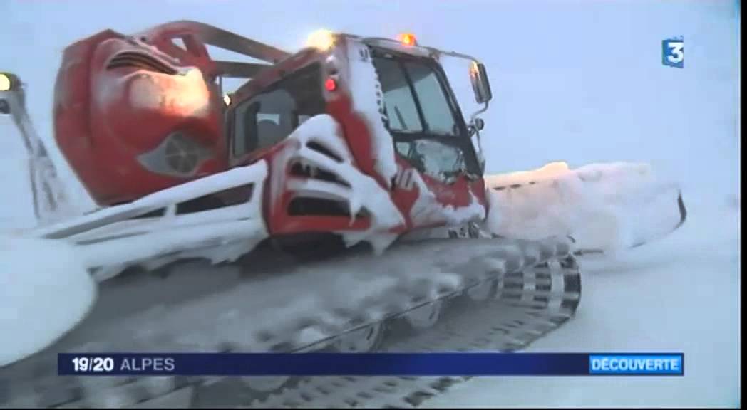 Reportage FR3 Alpes:  Damage du Domaine Skiable de La Rosière