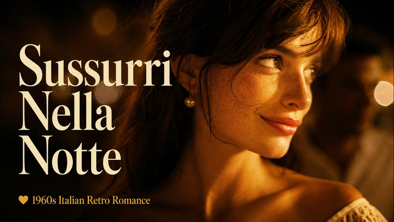 Sussurri nella Notte, Amore Mio ❤️ – A 1960s Italian Romantic Song | Official Music Video