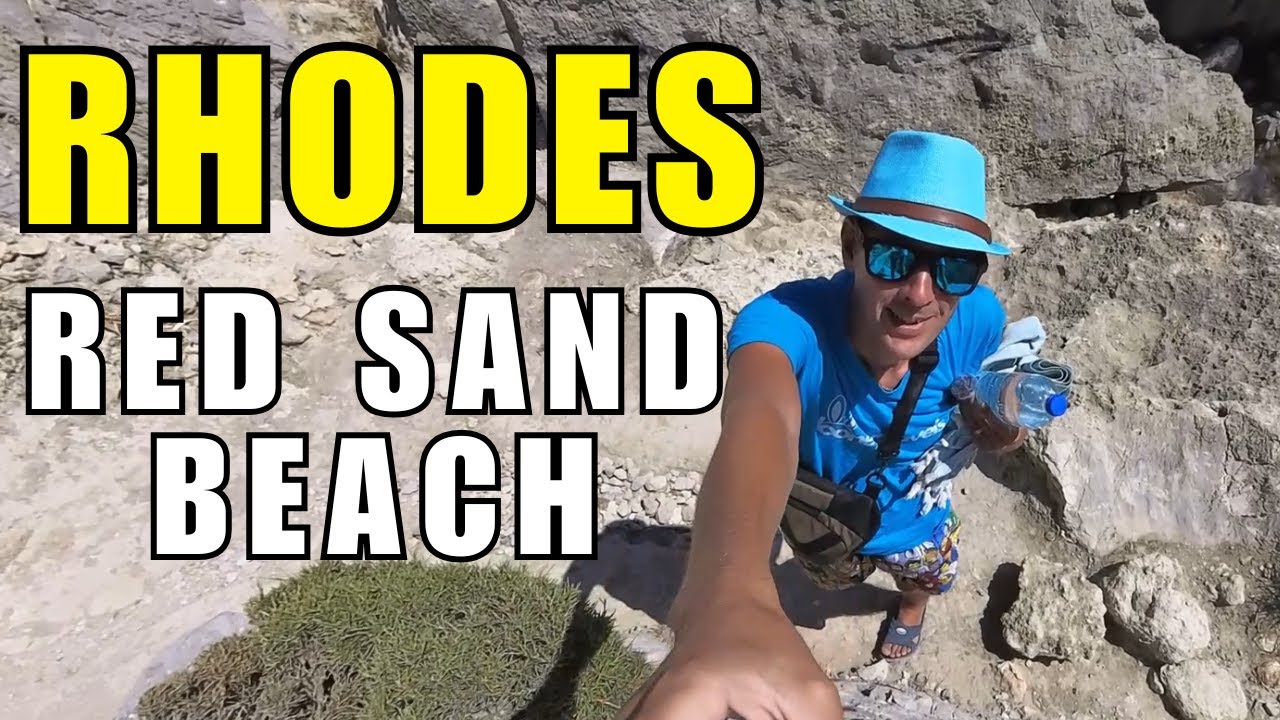 Rhodes 🇬🇷 - Unexpected hike to most difficult beach - Red Sand Beach