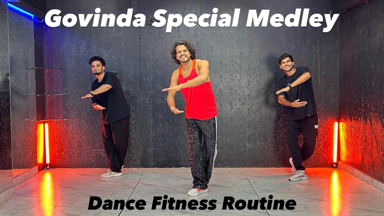 Govinda Special Medley | Dance Fitness Routine | Akshay Jain Choreography #ajdancefit #govindasongs