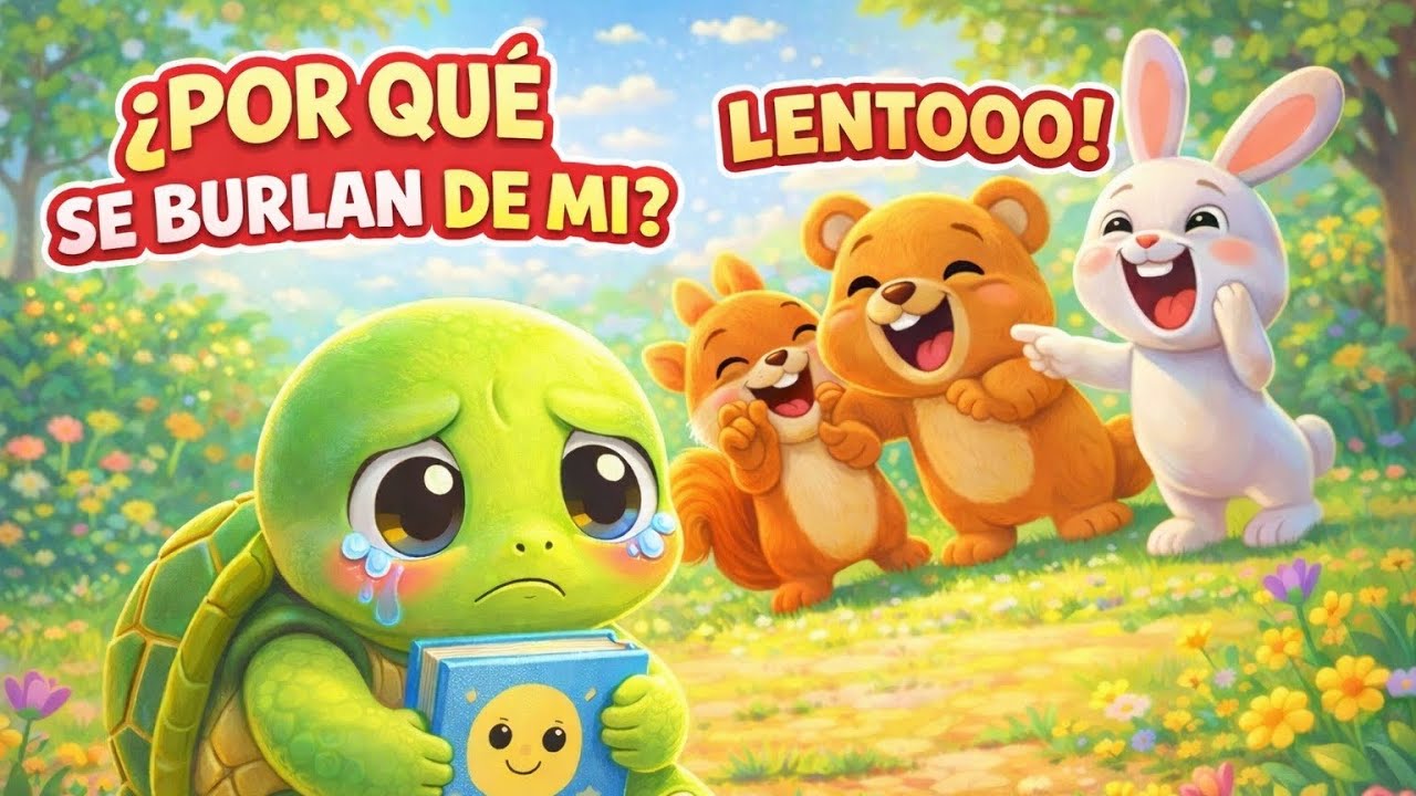 Felix la Tortuga que queria hacer amigos 🐢 | Cuento infantil con enseñanza 💛📚