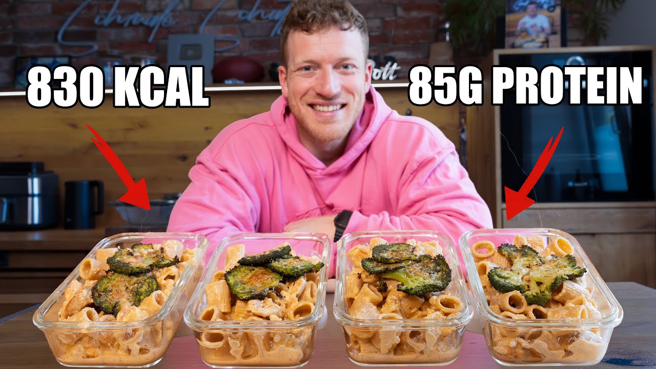 Chicken Alfredo für Faule (mit maximal viel Protein)