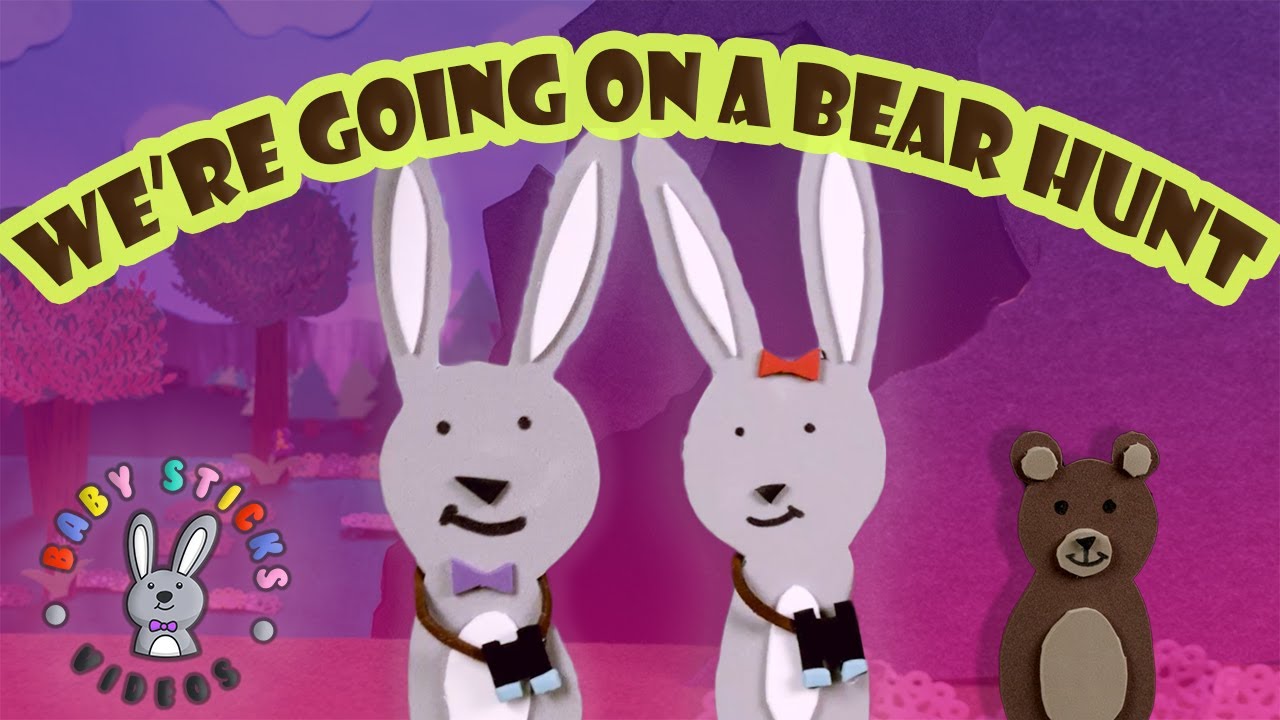 Bear Hunt | We're Going on a Bear Hunt | Baby Sticks Videos | Buddy and Charlotte BunBun