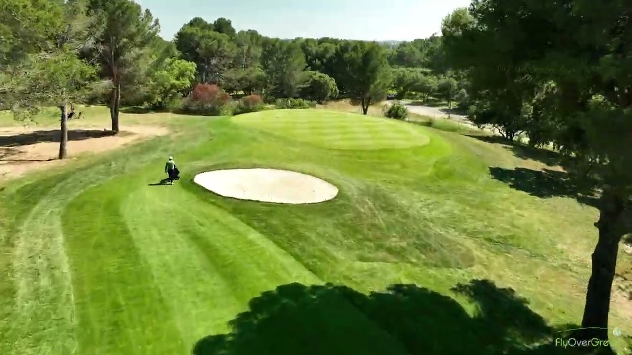Golf Club De Miramas   drone aerial video   Miramas   Hole#05