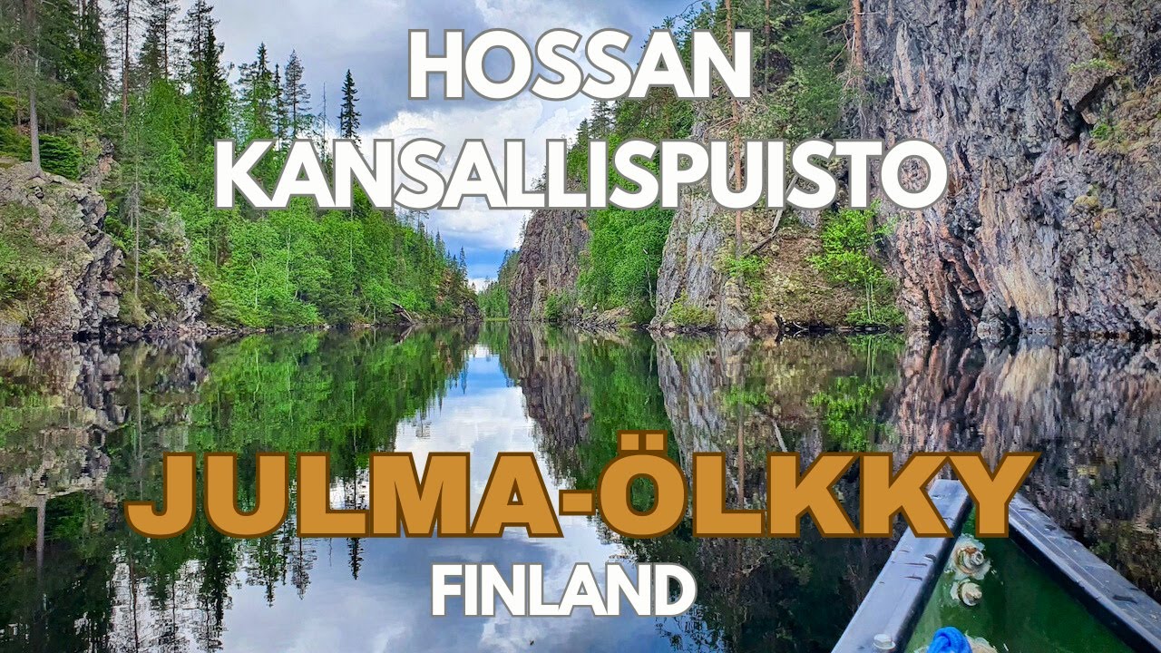 Julma-Ölkky is the largest canyon lake in Finland