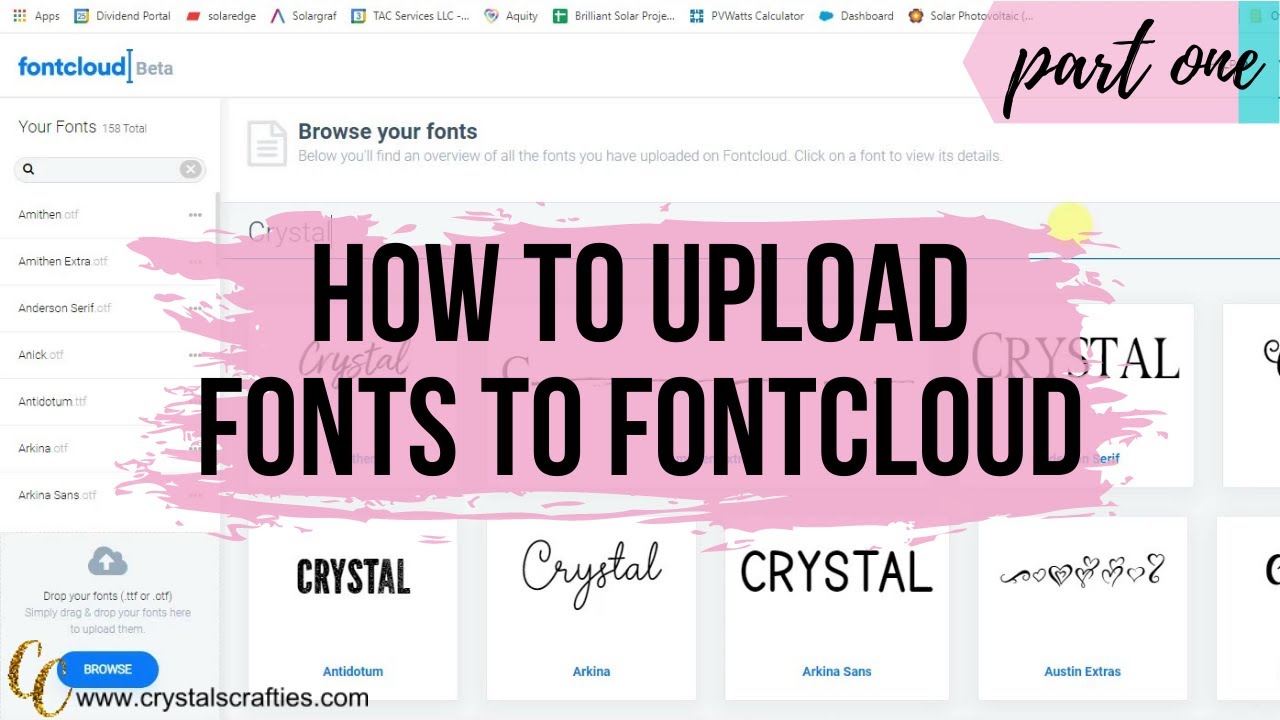 How to upload fonts to Fontcloud